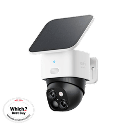 SoloCam S340 Wireless Outdoor Security Camera with Dual Lens and Solar Panel