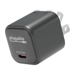 Plugable 30W GaN USB-C Wall Charger (Black) PS-30C1B