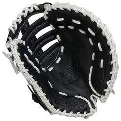 Rawlings Shut Out Series 12" Fastpitch Softball First Base Mitt - Left Hand Throw Black