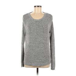 Forever 21 Pullover Sweater: Gray Tops - Women's Size Medium