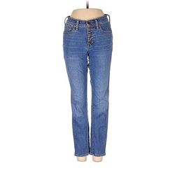 Madewell Jeans - Low Rise: Blue Bottoms - Women's Size 24