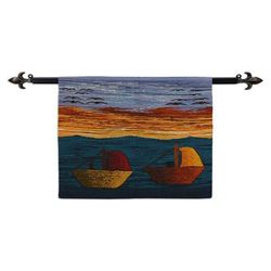 Wool tapestry, 'Peruvian Coast'