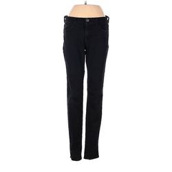 J Brand Jeans - Mid/Reg Rise: Black Bottoms - Women's Size 27
