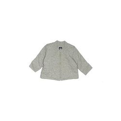 Baby Gap Jacket: Gray Marled Jackets & Outerwear - Size 3-6 Month