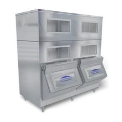 Kloppenberg 2475-SBB 72" Ice Bin - 2475 lbs, Stainless Steel