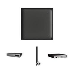 Yamaha ADECIA Ceiling Microphone and Line Array Speaker Kit (Black) RMCGB