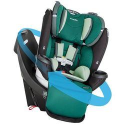 Evenflo GOLD SensorSafe Revolve360 Extend Rotational All-In-One Convertible Car Seat - Emerald Green