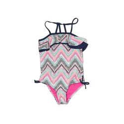 Limited Too One Piece Swimsuit: Blue Print Sporting & Activewear - Kids Girl's Size X-Small