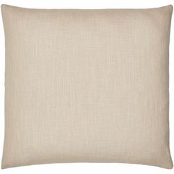 Royce 20" Square Modern Cotton Tan Lumbar Pillow - Boutique Rugs