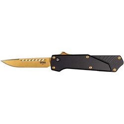 Southern Grind SG12031020 Arachnid 3.20" OTF Drop Point Plain PVD Coated 3.25 in Automatic Folding Knife SG12031020