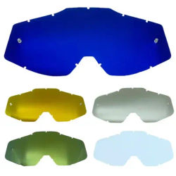 Occhiali da motocross Sostituisci lenti Moto fuoristrada ATV Occhiali da moto Lenti colorate Occhiali per casco Accessori per lenti Lenti di ricambio