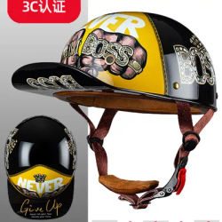 Casco moto veicolo elettrico locomotiva per Harley Retro mezzo casco quattro stagioni casco