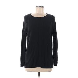 SONOMA life + style Pullover Sweater: Black Tops - Women's Size Medium