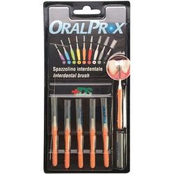 Oralprox Blister Da 6 Spazzolini Interdentali Misura 4 Colore Arancion