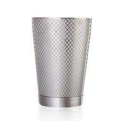 Barfly M37198 18 oz Diamond Lattice Stainless Bar Cocktail Shaker, Stainless Steel