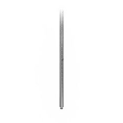 Advance Tabco ECP-54 54" Stationary Chrome Post, Adjustable Foot, Silver