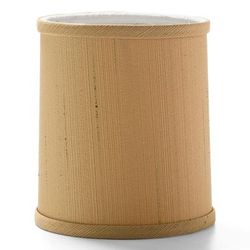 Hollowick 397SS Round Candlestick Shade - 5 3/8" x 4 9/50", Fabric, Sandstone