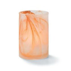Hollowick 44017CML Wysp Candle Holder for HD12, HD17, & HD26 - 4 5/8" x 2 7/8", Caramel, Orange