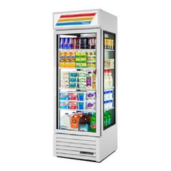 True GEM-23-HC~TSL01 WHT LH 27 1/2" GEM Series 1 Section Glass Door Merchandiser - 1 Left Hinge Door, White, 115v | True Refrigeration