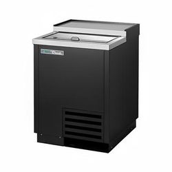 True T-24-GC-HC 1 Section Glass Chiller w/ 90 Mug Capacity, Black, 115v, Stainless Steel | True Refrigeration