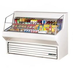True THAC-60-HC-LD WHT 60 1/8" Horizontal Open Air Cooler w/ 3 Levels, 115v, White | True Refrigeration