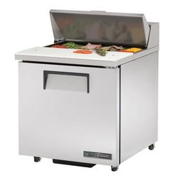 True TSSU-27-08-HC LH ADA 27" TSSU Series Sandwich/Salad Prep Table w/ Refrigerated Base, 115v, Stainless Steel | True Refrigeration