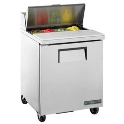 True TSSU-27-08-HC LH 27" TSSU Series Sandwich/Salad Prep Table w/ Refrigerated Base, 115v, Stainless Steel | True Refrigeration