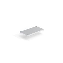 New Age 1530SB Aluminum Solid Shelf - 30"W x 15"D, Silver