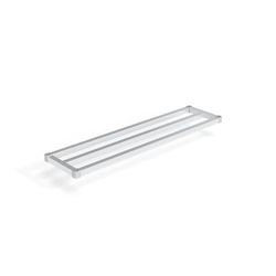 New Age 1560HD Aluminum Tubular Shelf - 60"W x 15"D, Silver