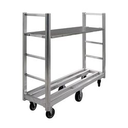 New Age 95762RS Aluminum Tubular Shelf - 60"W x 18"D, Silver