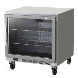 Beverage-Air UCF32AHC-25 32"W Undercounter Freezer w/ 1 Section & 1 Door, 115v, Silver