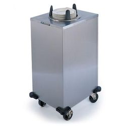 Lakeside 5109 22 1/2" Mobile Dish Dispenser w/ 1 Column, Stainless, Silver