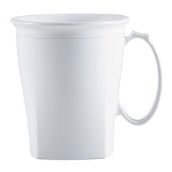 Cambro MDSHM8148 8 oz Harbor Collection - Plastic, White, Polypropylene