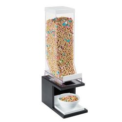 Cal-Mil 22067-1-13 Countertop Cereal Dispenser, 9 4/5 liter Hopper, Black