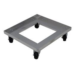 Advance Tabco GRD-1 Single Stack Glass Rack Dolly w/ 600 lb Capacity, Aluminum, 600-lb. Capacity, 3" Casters