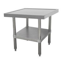 Advance Tabco MT-SS-303 36" Mixer Table w/ All Stainless Steel Undershelf Base & Marine Edge, 30"D