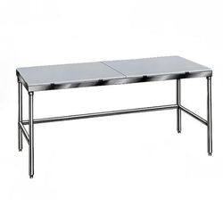 Advance Tabco TSPT-244 48" Poly Top Work Table w/ 5/8" Top, Stainless Steel Base, 24"D
