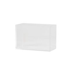 Cal-Mil 22312-4-12 Rectangular Display Box - 6"L x 3"W x 4"H, Acrylic, Crystal Clear