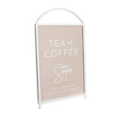 Cal-Mil 22409-811-15 Table Top Menu Card Holder - 8 1/2" x 11", Acrylic/White Iron Frame, Clear