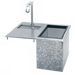 Advance Tabco D-24-WSIBL 21" x 18" Drop In Ice Bin w/ 23 lb Capacity - Stainless Steel