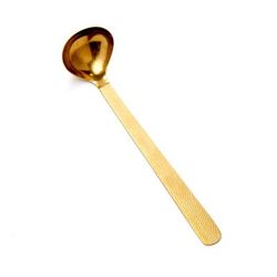 American Metalcraft GVHML Vintage Hammered 1 1/2 oz Vintage Ladle - Stainless Steel, Gold