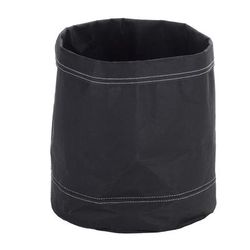 American Metalcraft KBB9 9" Round Reusable Kraft Paper Bag, Black
