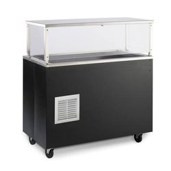 Vollrath R39738 60" Affordable Portable Cold Food Bar - 4 Pan Capacity, Floor Model, Granite, Gray, 120 V
