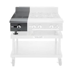 Vulcan V112H LP 12" Commercial Gas Range Top w/ 1 Hot Top - Modular, Liquid Propane, Stainless Steel, Gas Type: LP