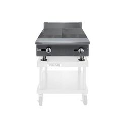 Vulcan V224H NG 24" Commercial Gas Range Top w/ 2 Hot Tops - Modular, Natural Gas, Stainless Steel, Gas Type: NG