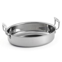 Tablecraft CW2042 4 qt Stainless Steel Braising Pot, Silver