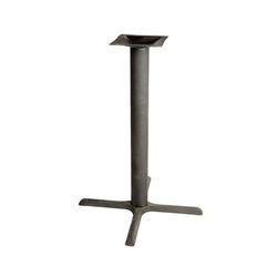 Oak Street B30-BAR Bar Height Table Base w/ 30 x 30" Base Spread, Cast Iron, Black