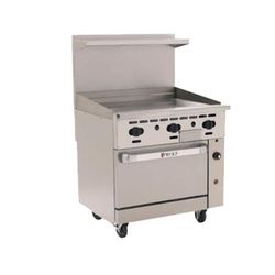 Wolf C36S-36G NG 36" Commercial Gas Range w/ Full Griddle & Standard Oven, Natural Gas, Stainless Steel, Gas Type: NG