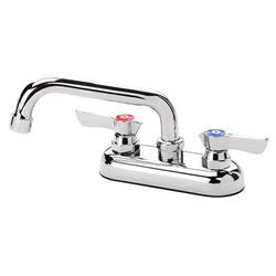 Krowne 11-406L Deck Mount Faucet - 6" Swing Spout, 4" Centers, Chrome