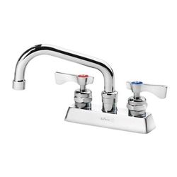 Krowne 15-306L-L-H2 Deck Mount Faucet w/ 6" Swing Spout & Lever Handles - 4" Centers, 0.5 GPM